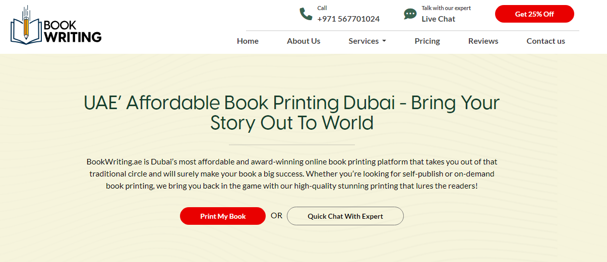book writing uae
