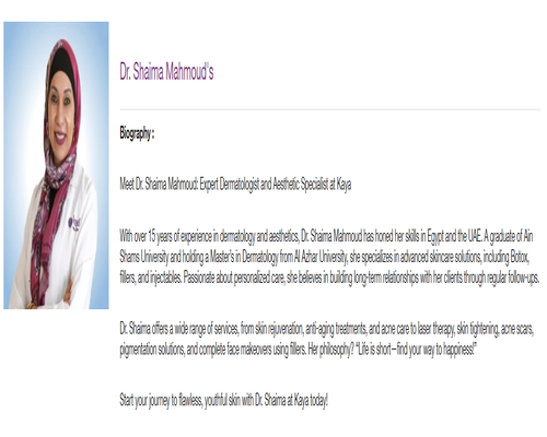 dr. shaima mahmoud