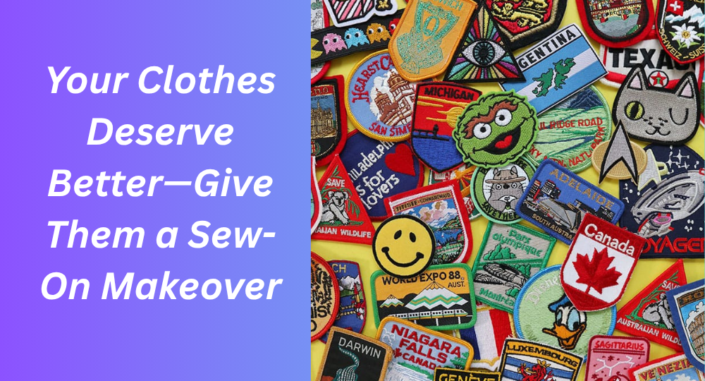 sew on patches