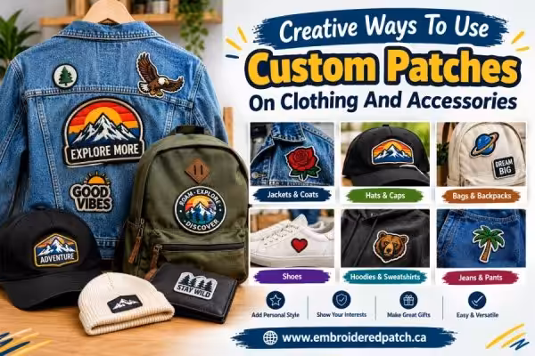 Use Custom Patches On Clothing And Accessories