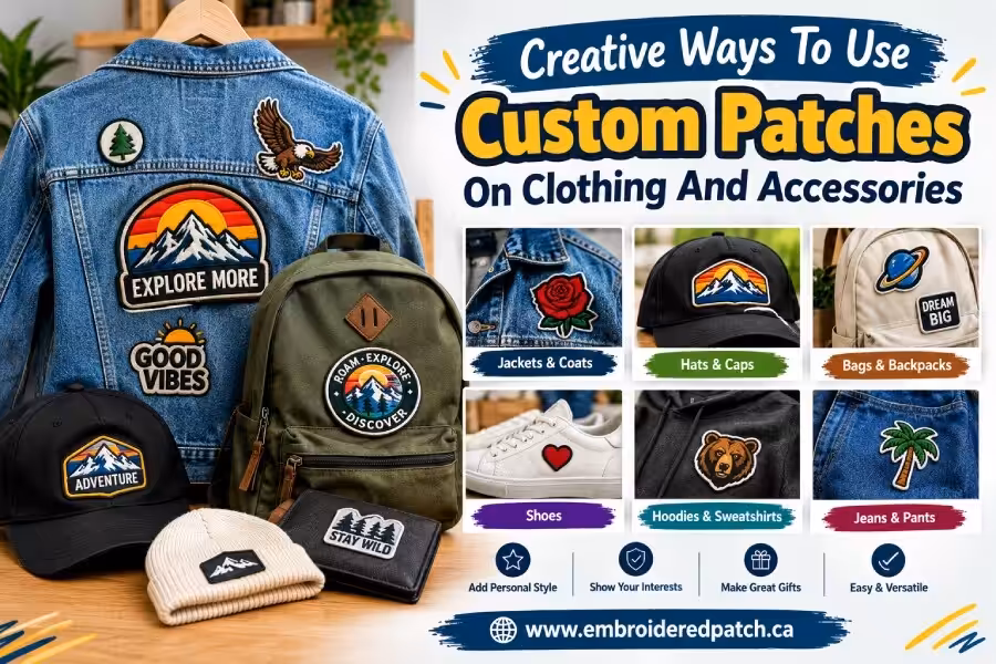 Use Custom Patches On Clothing And Accessories