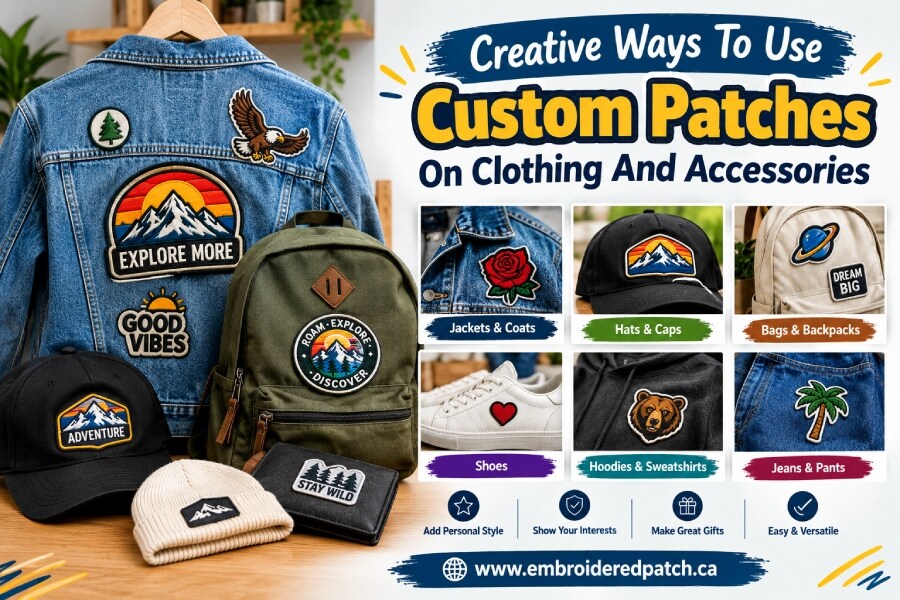 Use Custom Patches On Clothing And Accessories
