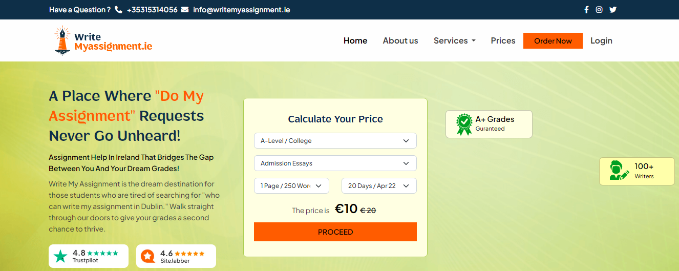 writemyassignment.ie 